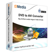 4Media DVD to AVI Converter for Mac