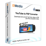 4Media YouTube to PSP Converter for Mac