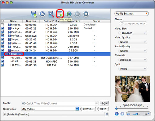 HD video converting Mac software