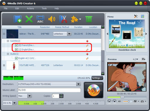 Create DVD from WMV videos