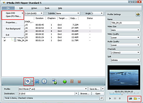 How to convert DVD to videos