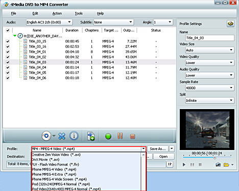 Convert DVD to iRiver PMP, Convert DVD to iRiver PMP