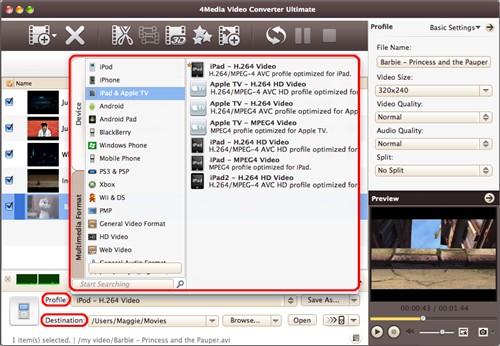 How to convert AVI to MPEG on Mac
