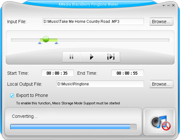 4Media Blackberry Ringtone Maker