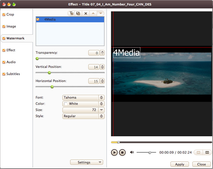 4Media DVD to Video for Mac