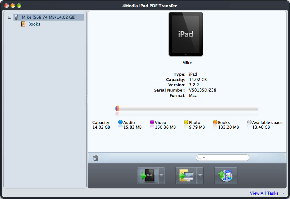 4Media iPad PDF Transfer fot Mac