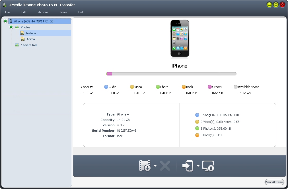 4Media iPhone Photo to PC Transfer