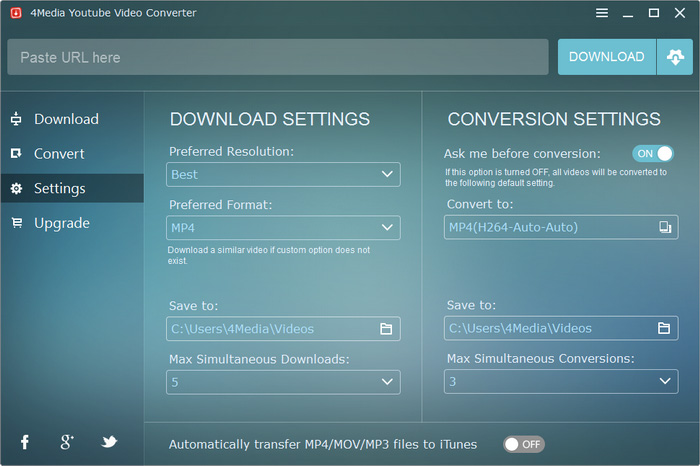 4Media YouTube Video Converter