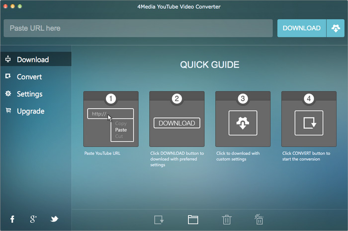 4Media YouTube Video Converter for Mac