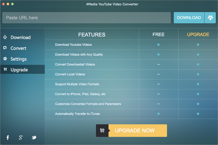 4Media YouTube Video Converter for Mac